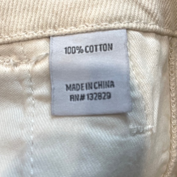 NEW HELSA Maxi Denim Skirt Ecru Utility Button Front Slit Size S - Picture 9 of 10